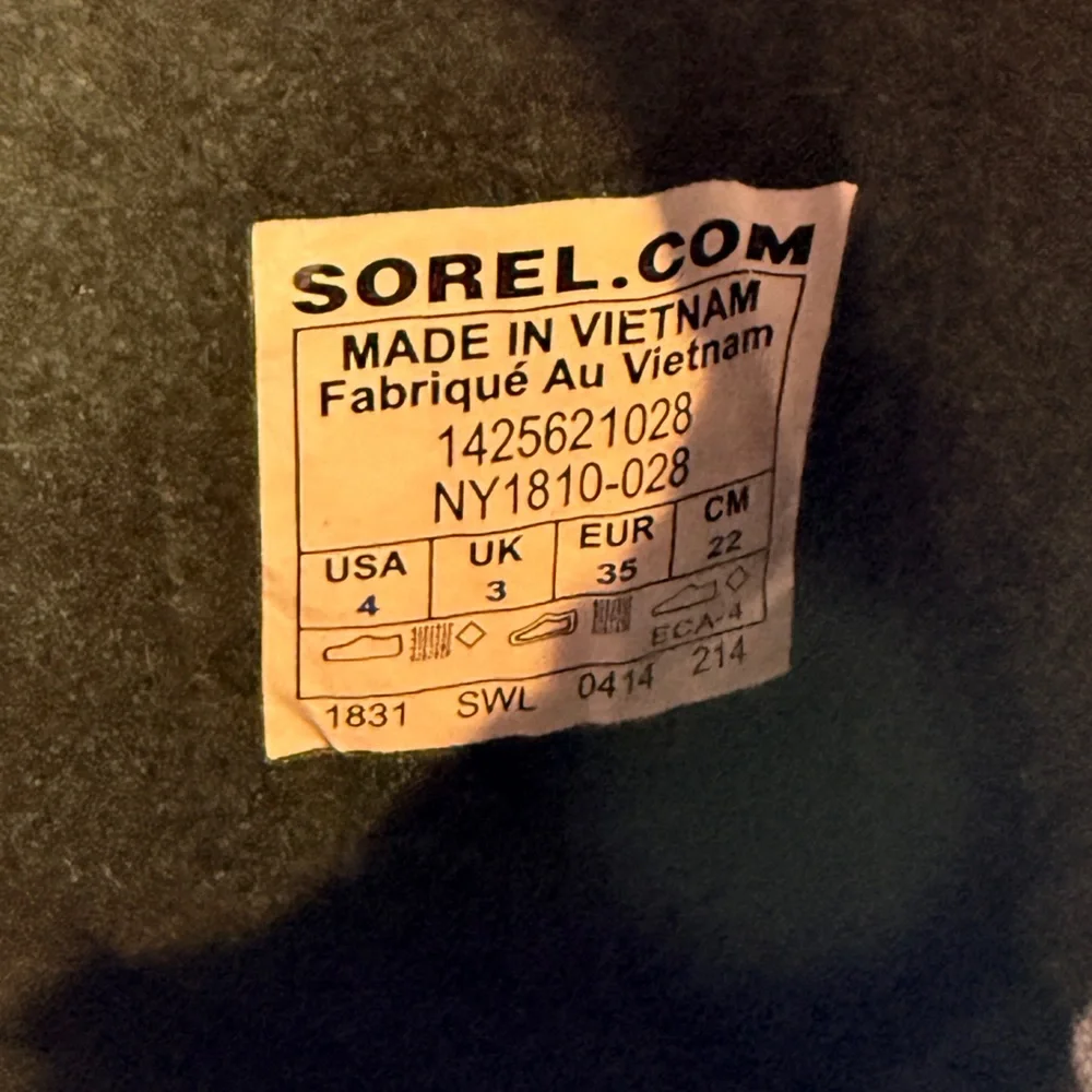 Sorel Gray and Red Men's Rain & Snow Boots